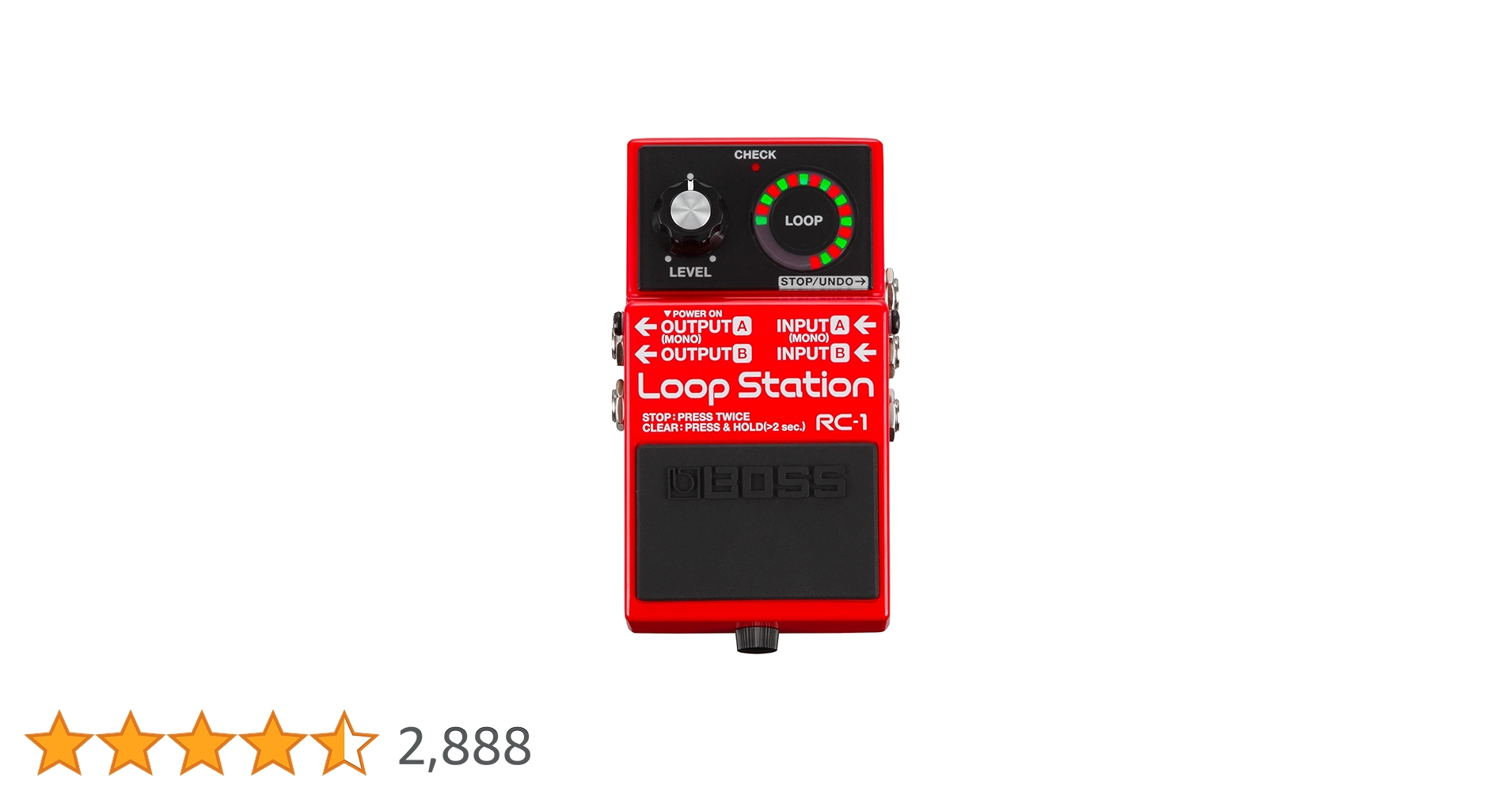 BOSS RC-1 Loop Station Pedal | Industry Standard Simple